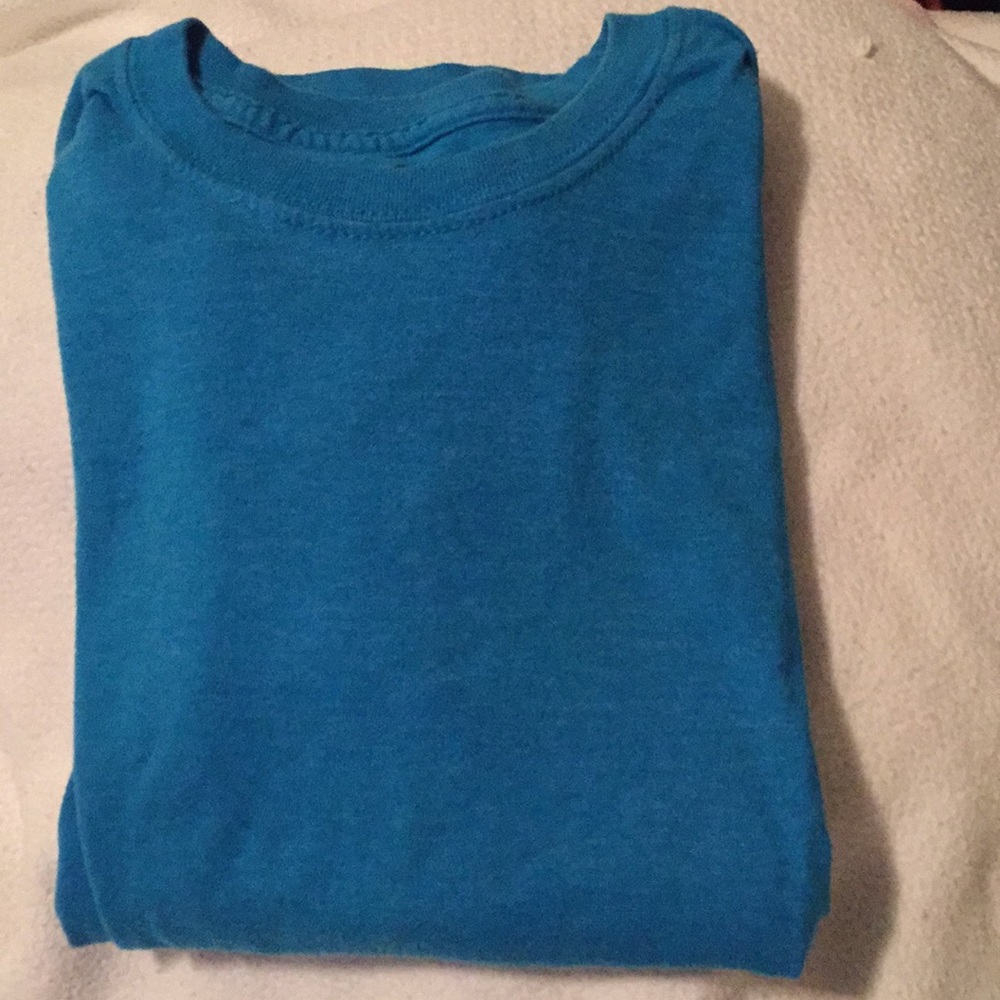 Boys dark turquoise short sleeved T-shirt